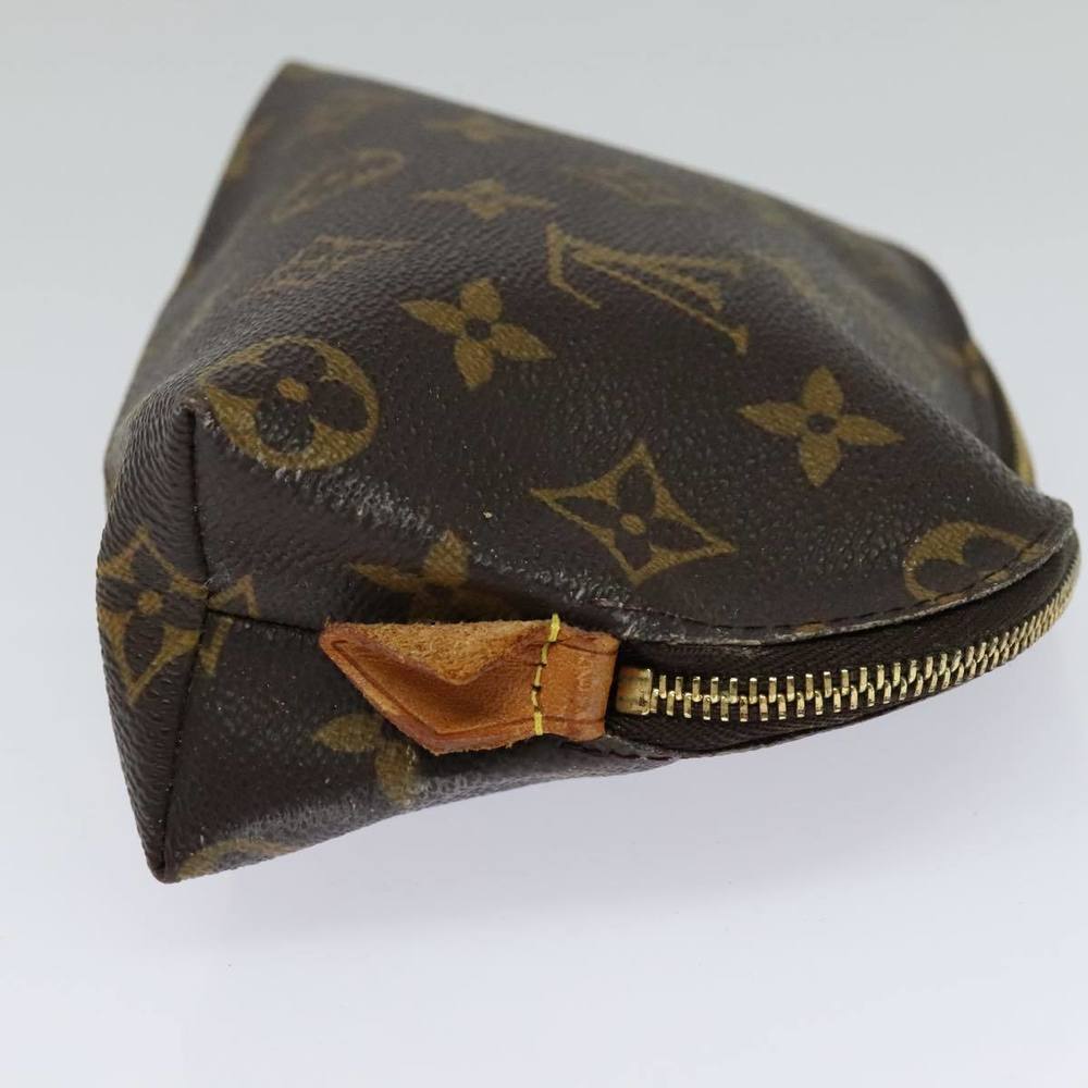 LOUIS VUITTON Monogram Pochette Cosmetic PM Cosmetic Pouch M47515 LV Auth hk2001 - Picture 4 of 16